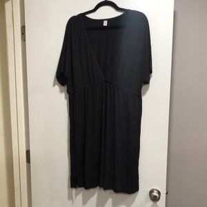 Black V-Neck Dress